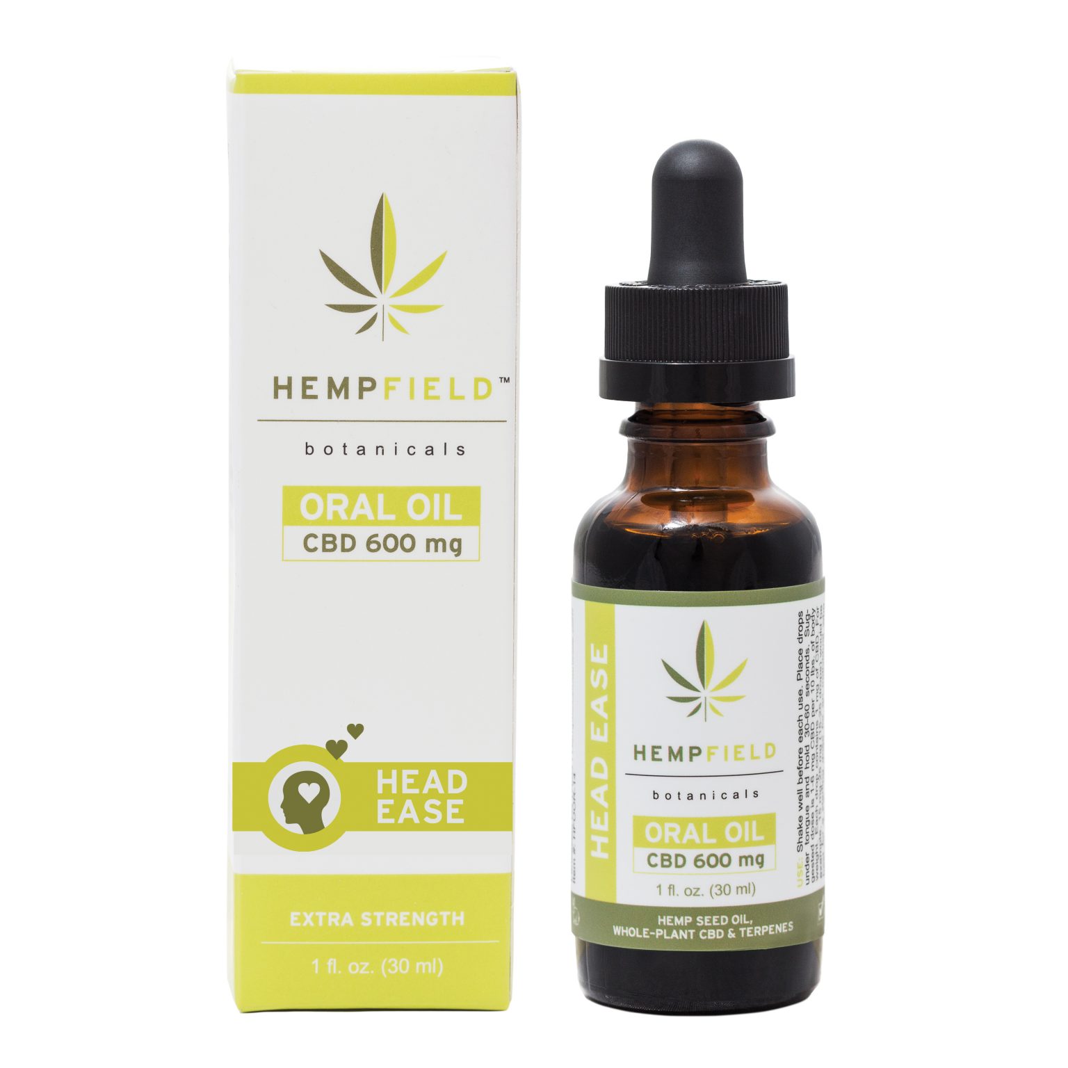 Head Ease CBD Oral Oil | Hempfield Botanicals