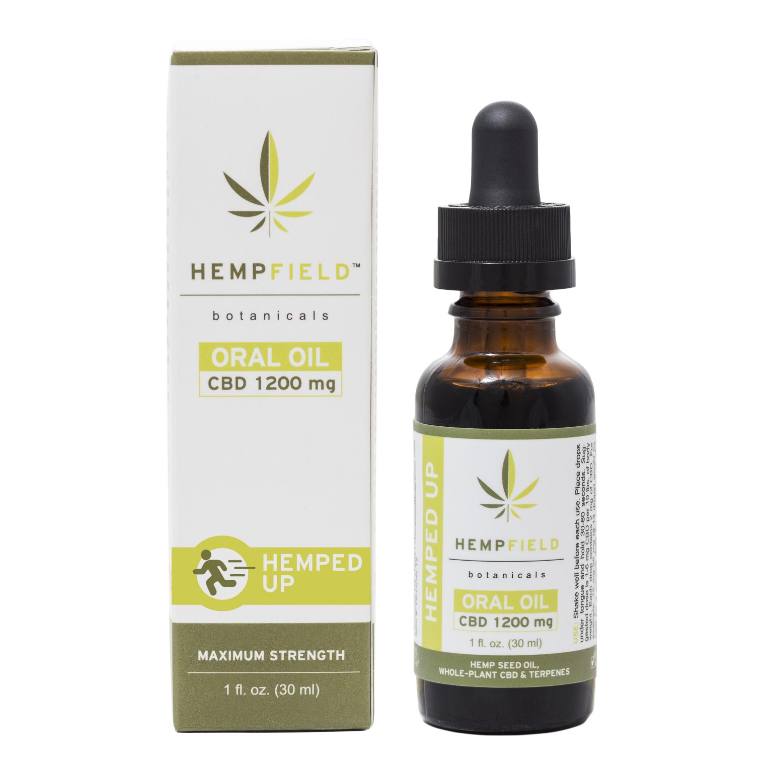 Hemped Up CBD Oral Oil | Hempfield Botanicals