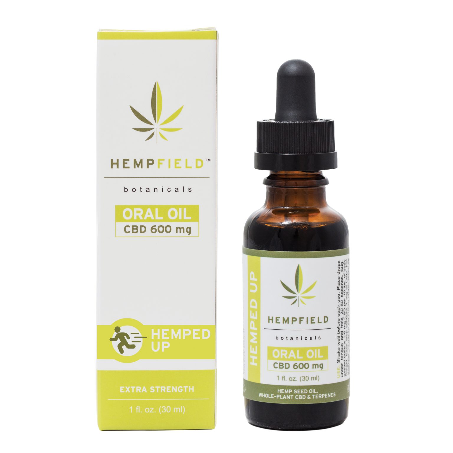 Hemped Up CBD Oral Oil | Hempfield Botanical