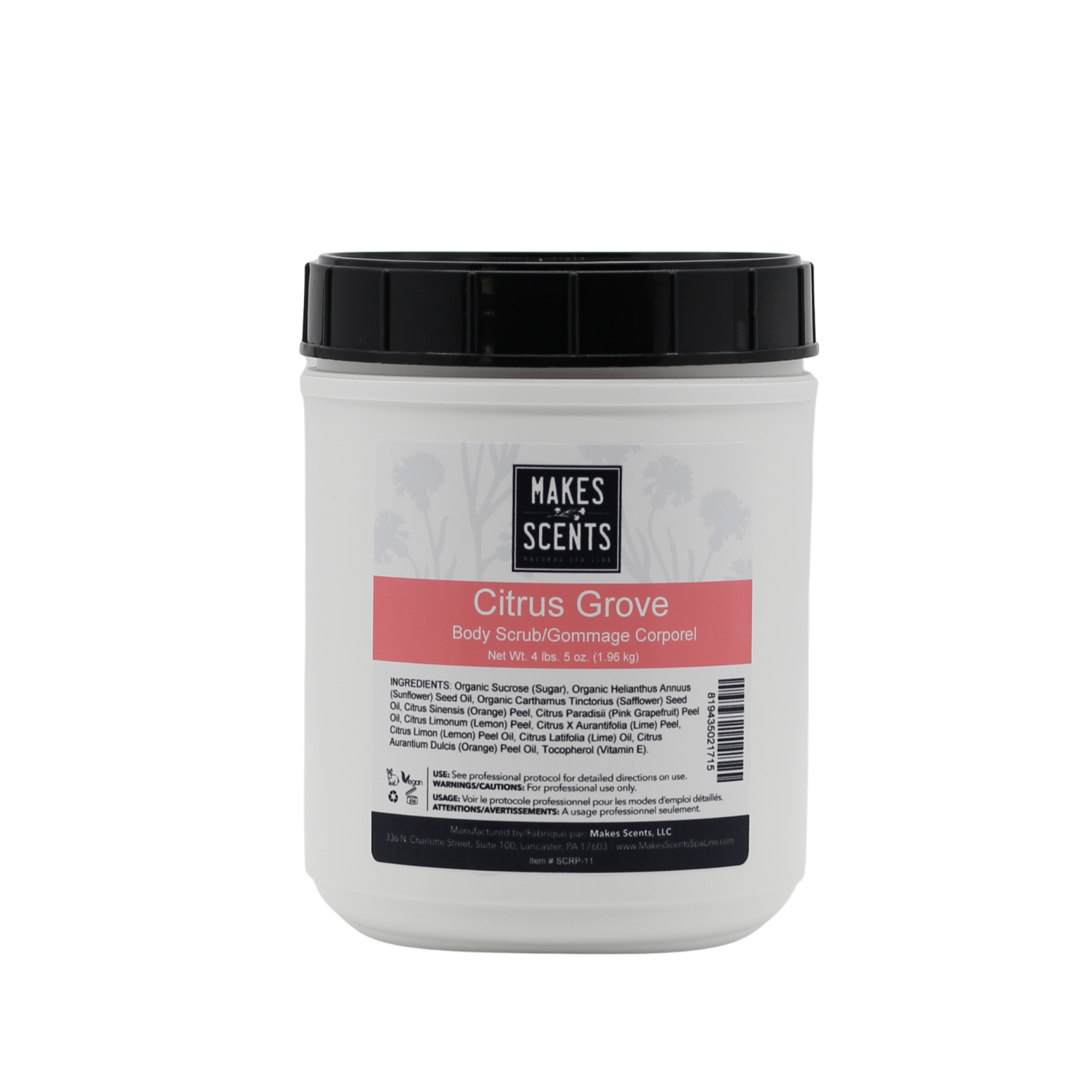 Citrus Grove Body Scrub | Wholesale Bulk Spa Products