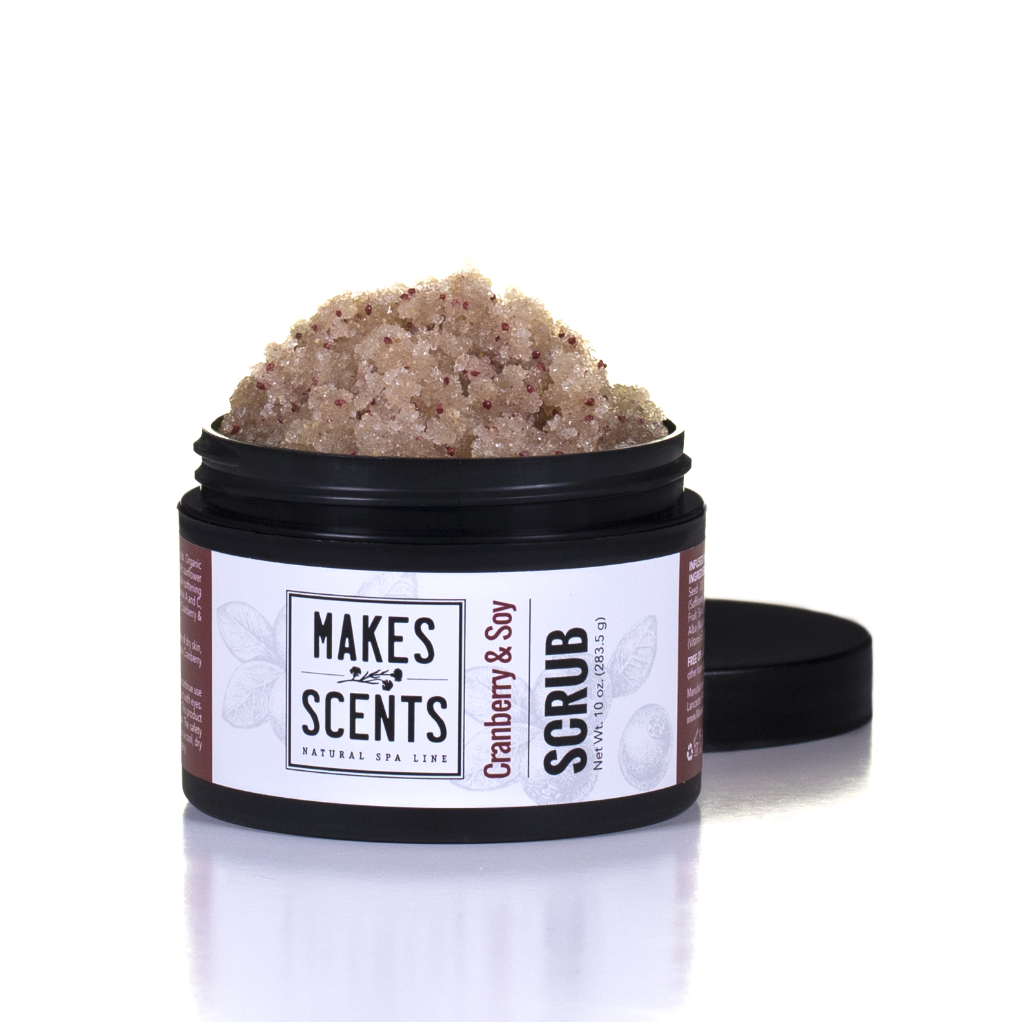 Cranberry Soy Body Scrub | Makes Scents Natural Spa Line
