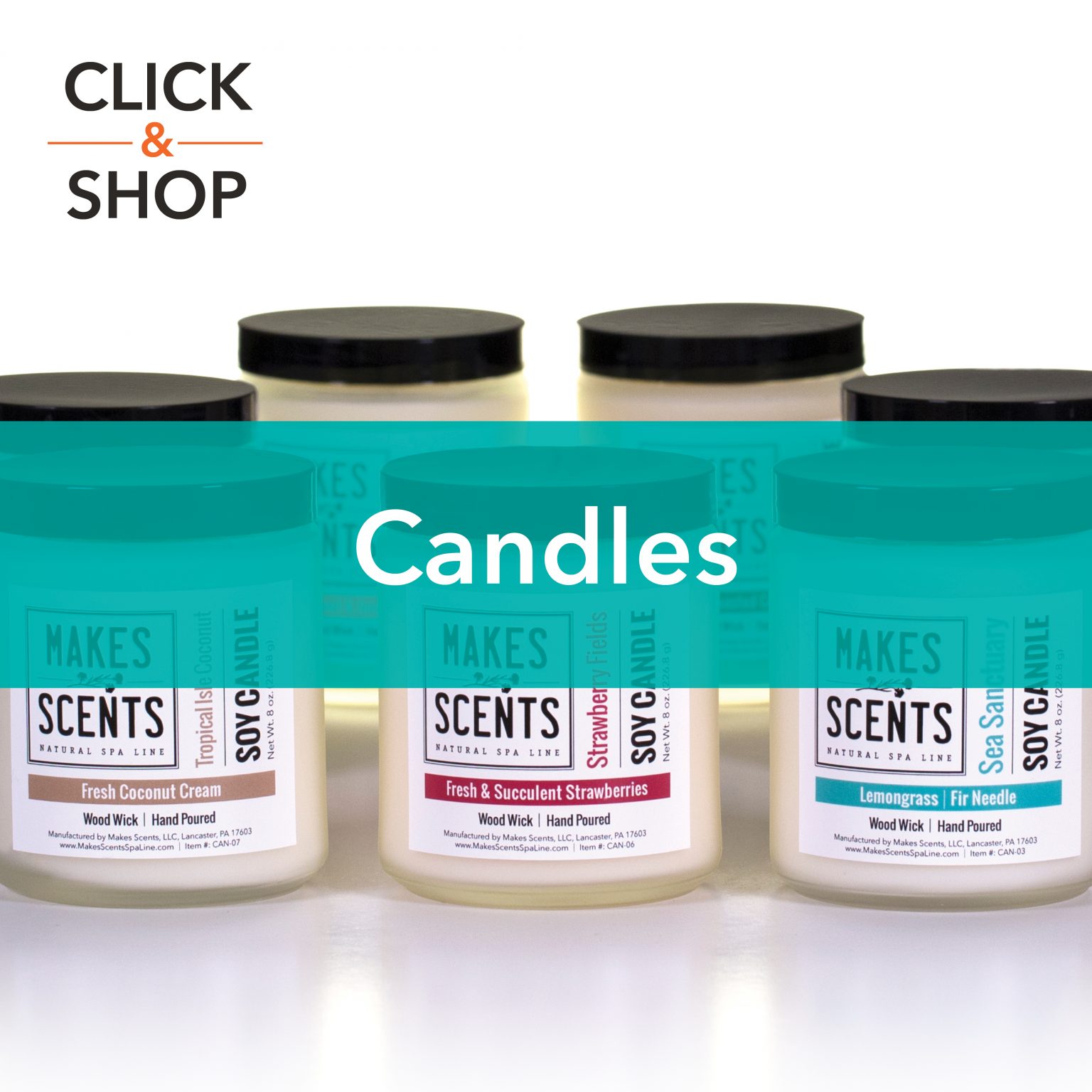 Wholesale Soy Candles w/ Wood Wicks