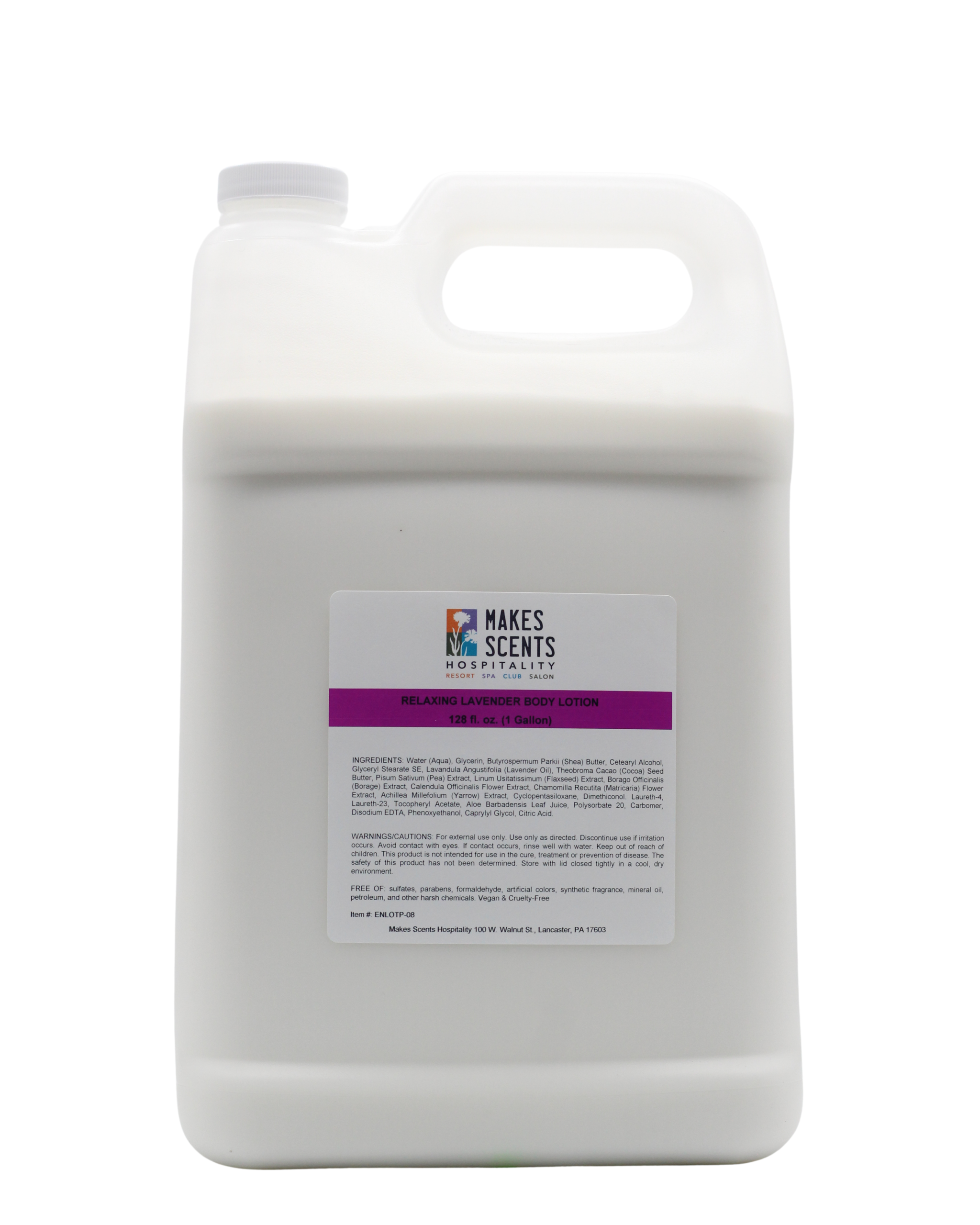 Relaxing Lavender Body Lotion | Professional Grade Spa Products | Makes Scents | Makes Scents Hospitality | Hotel Supplies